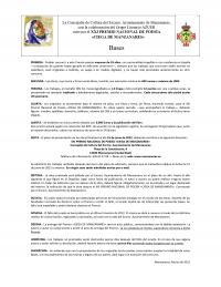 Bases XXI Certamen Nacional de Poesía 'Ciega de Manzanares'