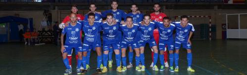 Plantilla del Manzanares FS que se enfrentó al Bisontes