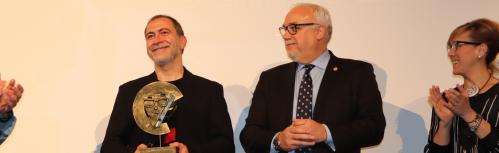 Molero recibió el reconocimiento del festival de cine manzanareño