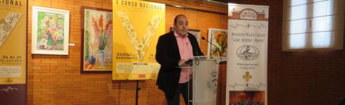 Cristóbal Díaz-Peñalver durante la presentación del Curso de Perfeccionamiento en 2018