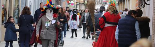 Calle Empedrada durante el Día del Mascarón