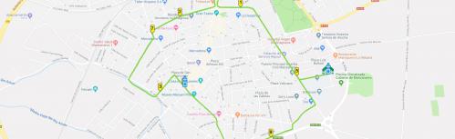 Recorrido de la carrera afectado por el bando