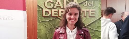 Itziar Aparicio en la Gala del Deporte