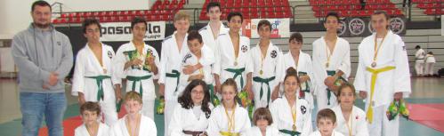 Escuela de Judo de Manzanares en el festival de Puertollano