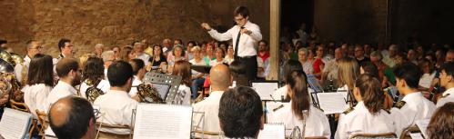 Concierto de pasodobles en la última noche de feria