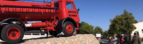 Restaurado el camión de bomberos que se integra en el nuevo concepto de avenida de la circunvalación