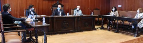 Reunión de Julián Nieva con la Asociación Empresarial de Manzanares