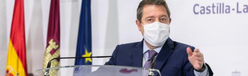 García-Page anuncia el reparto de mascarillas