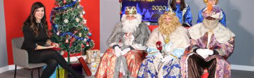 Visita de los Reyes Magos el año pasado a Manzanares10TV