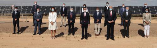 Inauguración del complejo fotovoltaico Kappa (Repsol) en Manzanares
