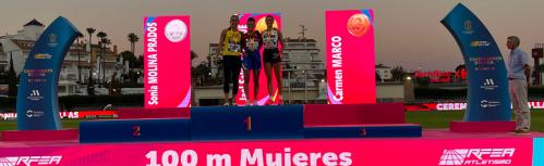 Sona Molina, medalla de plata en el Campeonato de España de pista al aire libre 2022 (Fotografía: RFEA)
