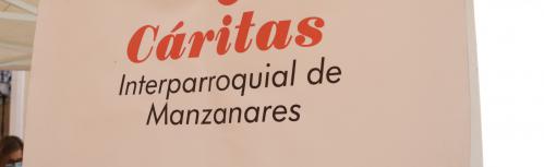 Pancarta de Cáritas 