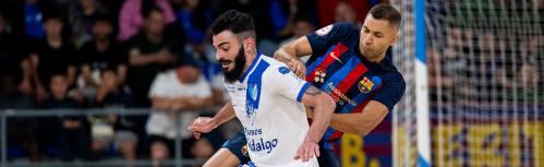 Barça-Quesos El Hidalgo Manzanares FS (Fotografía: Prensa FCB)