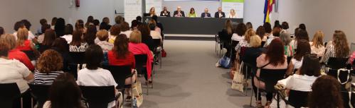 Apertura del encuentro en el salón de actos de Fercam