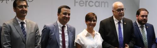 Autoridades en la inauguración de Fercam 2023