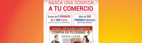 Cartel de la campaña 'Rasca una sonrisa a tu comercio' (verano 2023)