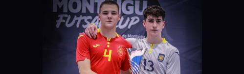  Javi 'Bule' y Chino ganan la Montaigu Futsal Cup 2023 con la selección española sub-19 (Fotografía: Illusions&Réalisme)