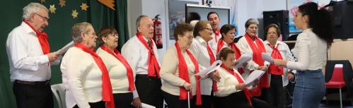 Fiesta de la familia residencia Los Jardines_Navidad 2023