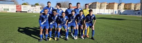 Once inicial del Manzanares CF ante el CD Pedroñeras