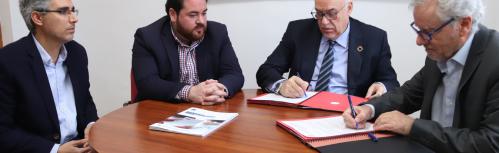 Renovación del convenio de colaboración entre el Ayuntamiento de Manzanares y Aempoman