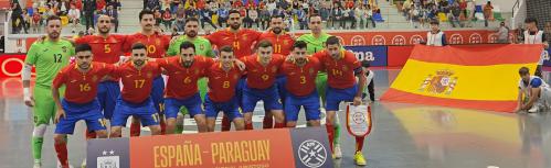 Amistoso España-Paraguay en el pabellón 'Manzanares Arena'