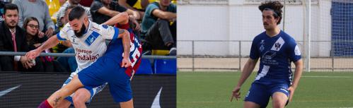 Juan Emilio (Manzanares FS) y Carlos García (Manzanares CF)