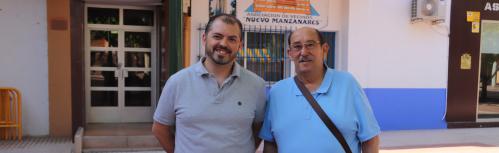 Juan Romero y José Herrera pertenecen a la junta de la AAVV Nuevo Manzanares