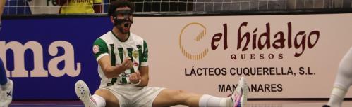 Zequi en un partido en el Manzanares Arena
