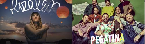 Carteles de los conciertos de Rozalén y La Pegatina