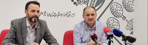 Jesús Romero y Rafael García Alcázar durante la presentación de los actos