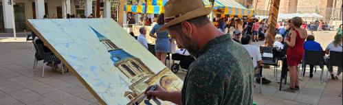 Imagen de archivo. VII Certamen de Pintura Rápida Manzanares y su entorno