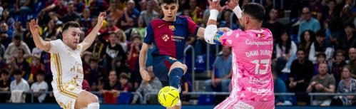 Barça-Quesos El Hidalgo Manzanares FS (Fotografía: Fútbol Club Barcelona)