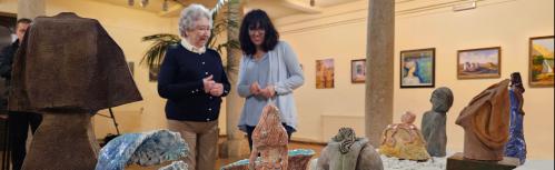 Exposición de Ascensión Fuentes en la UP