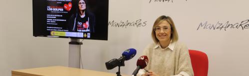 Laura Carrillo durante la presentación de los actos