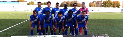 Once inicial del Manzanares CF ante el CD Manchego