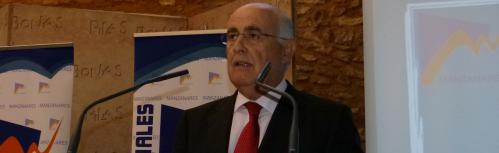 Antonio Noblejas participó en una de las conferencias de las Jornadas Empresariales de 2014 en Manzanares