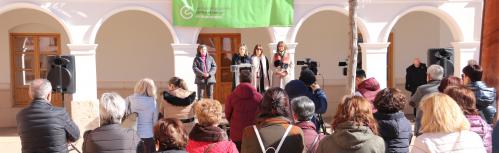 Acto celebrado en la plaza de la Constitución de Manzanares en el Día Mundial contra el Cáncer