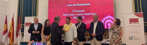 Daniel Jiménez en la graduación
