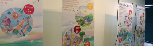 Exposición ODS Un futuro en común (BPM Lope de Vega)