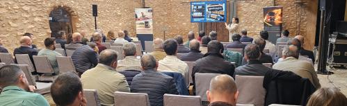 Una de las sesiones celebradas en este foro de transportistas