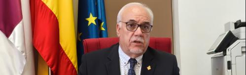 Julián Nieva durante la declaración institucional sobre las plantas de biometano