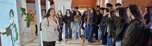 Visita de alumnado del IES Azuer 
