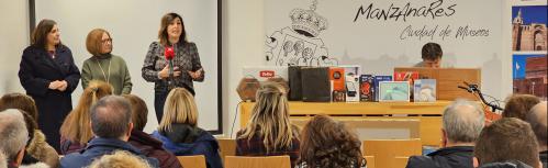 Gemma de a Fuente durante el acto de entrega de premios