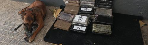 Interceptado un vehículo con más de 45 kilos de cocaína en la A-4 (Fotografía: Guardia Civil)