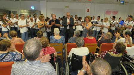 Intervención del alcalde en la residencia