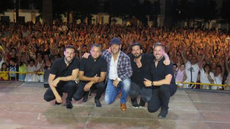 Paco Candela y sus músicos en Manzanares