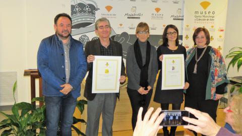 Ganadores y autoridades