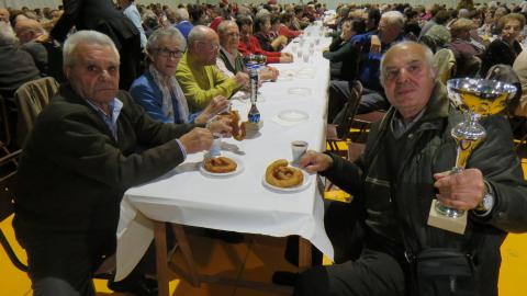 Merienda navideña 2018 del Centro de Mayores