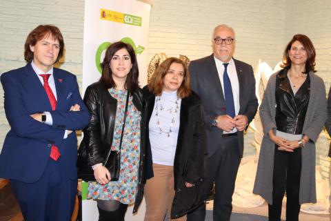 Autoridades y representantes de EOI en el Museo Manuel Piña