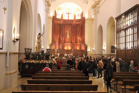 La imagen de Cristo Resucitado se quedó sin salir en procesión